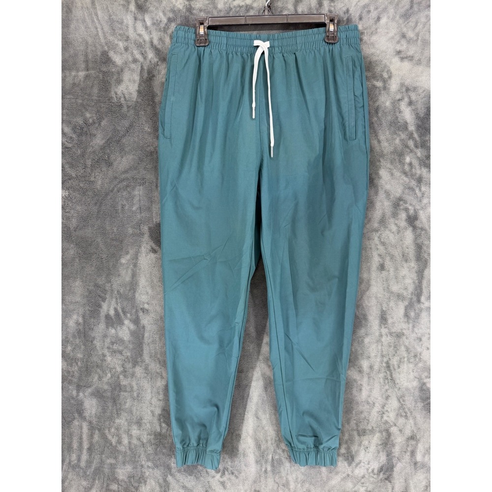 Cove USA Mens 2XL Teal Green Recycled Poly Spandex Activewear Joggers Pants